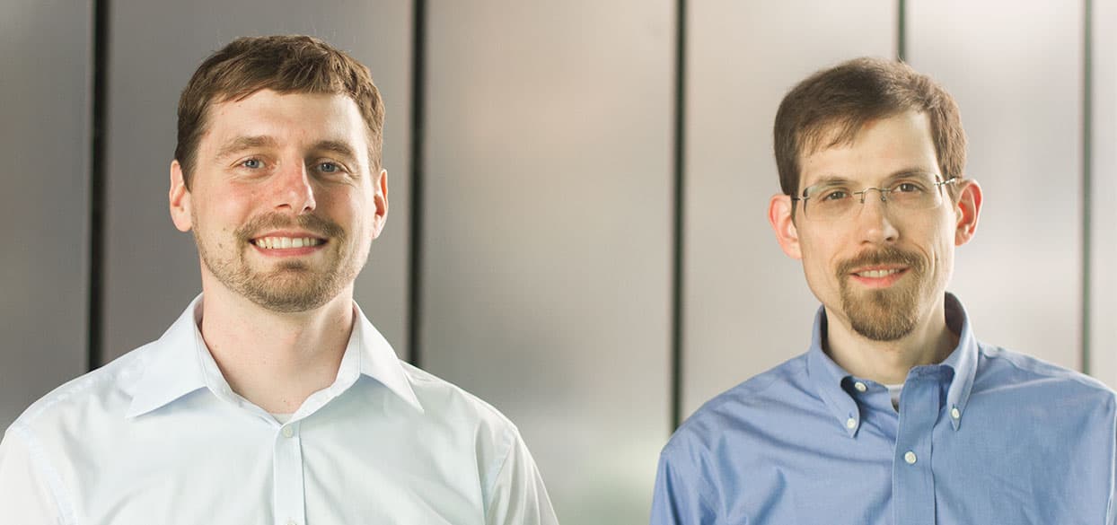 Matthias Berger (left) and Friedrich Schäuffelhut (right), managing directors of Schäuffelhut Berger GmbH