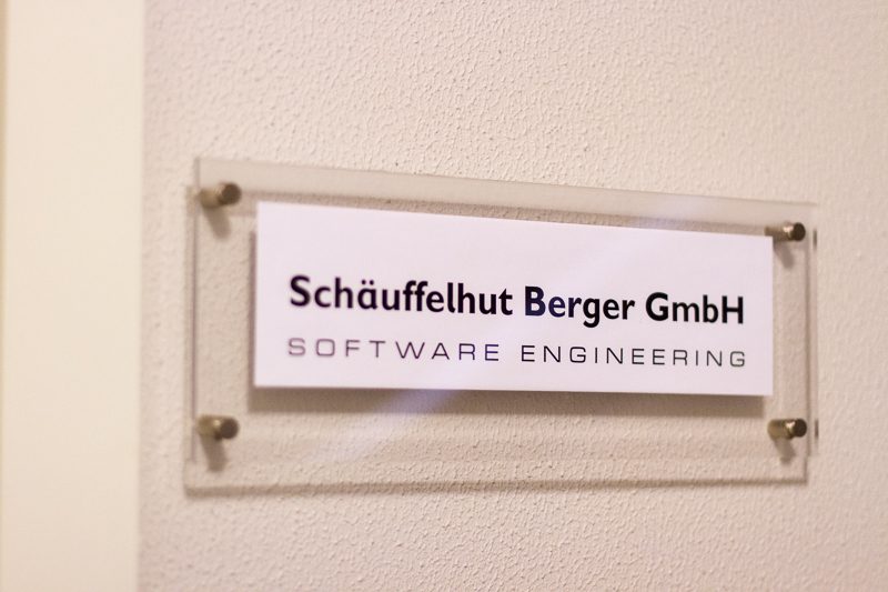 Firmenschild der Schäuffelhut Berger GmbH